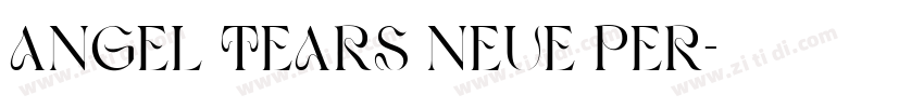 Angel Tears Neue Per字体转换